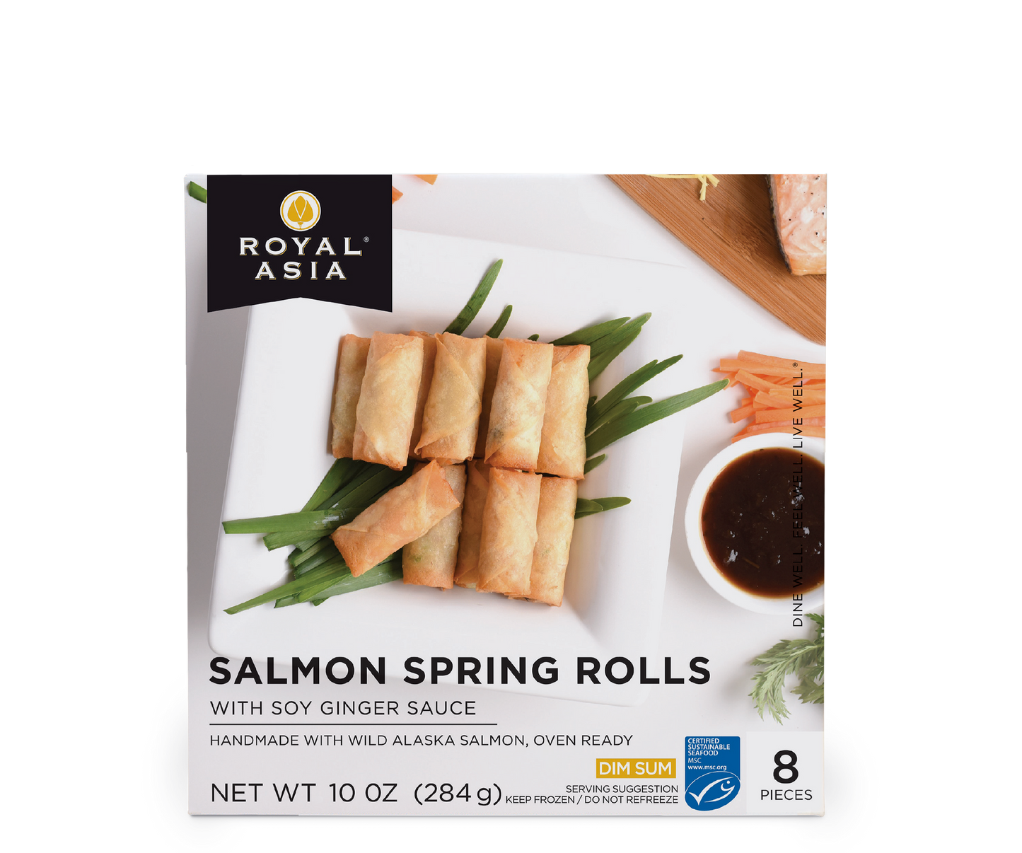 Sockeye Salmon Spring Rolls